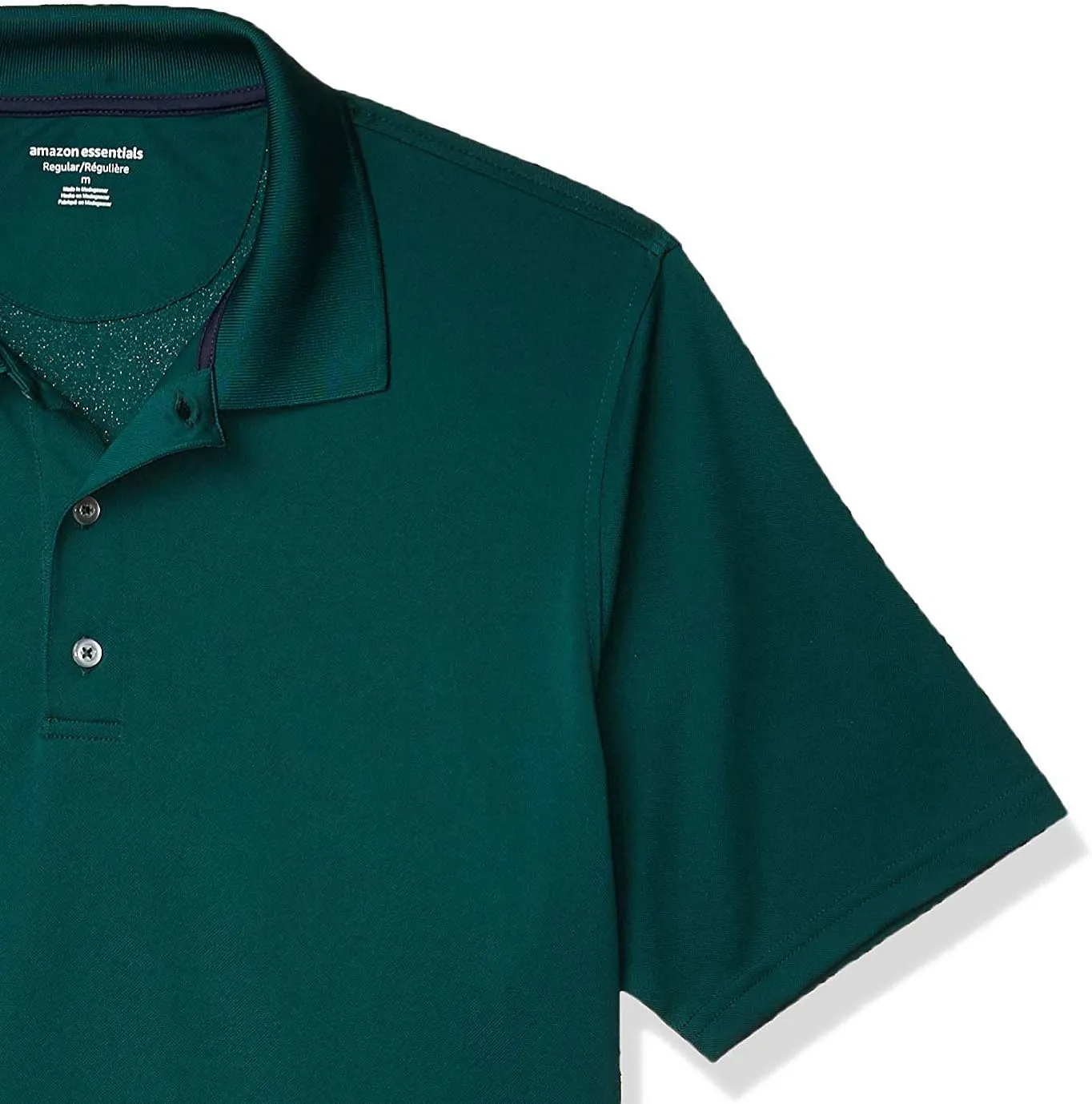 Amazon Essentials Men's Golf Polo Shirt, Moisture-Wicking Quick Dry, Short Sleeve