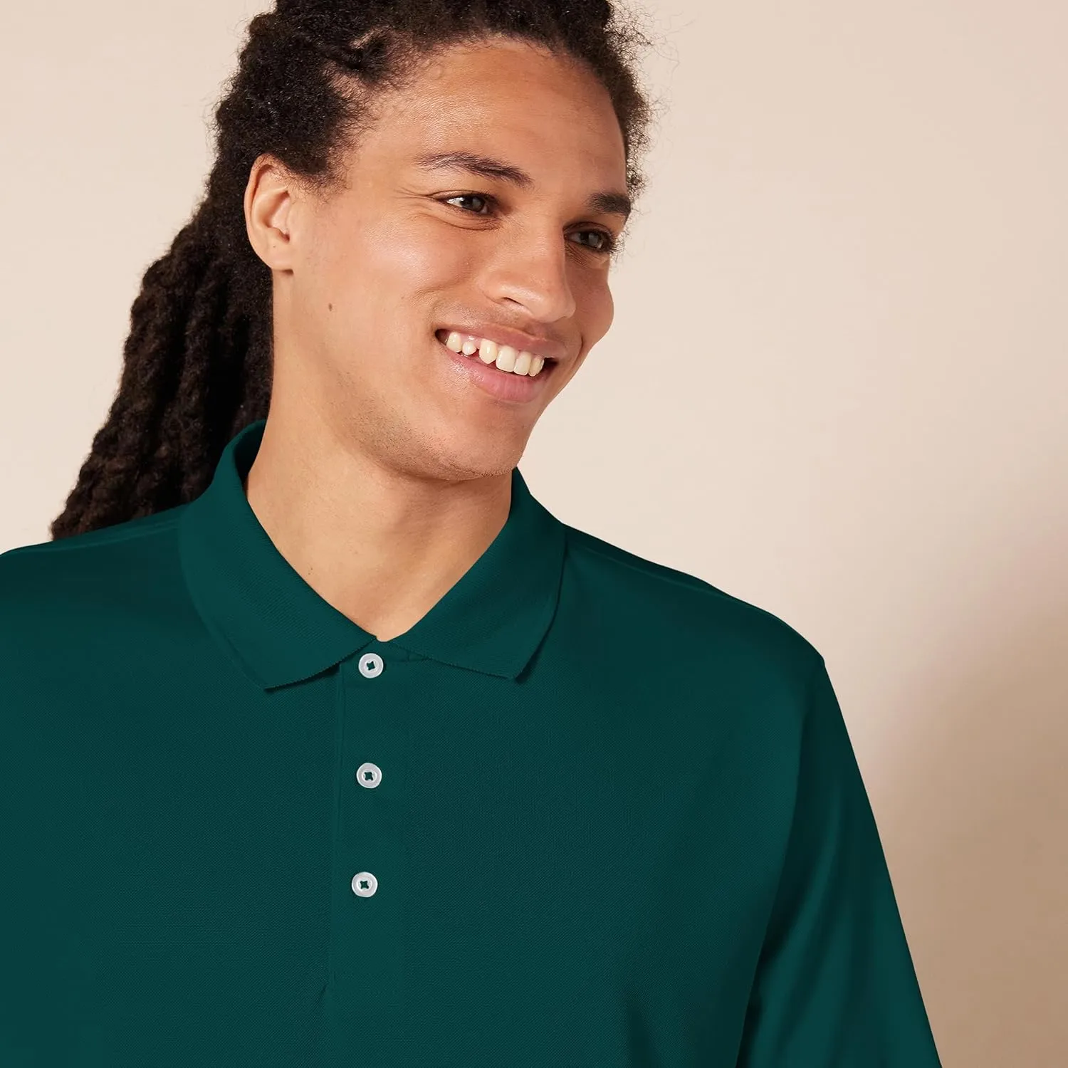 Amazon Essentials Men's Golf Polo Shirt, Moisture-Wicking Quick Dry, Short Sleeve