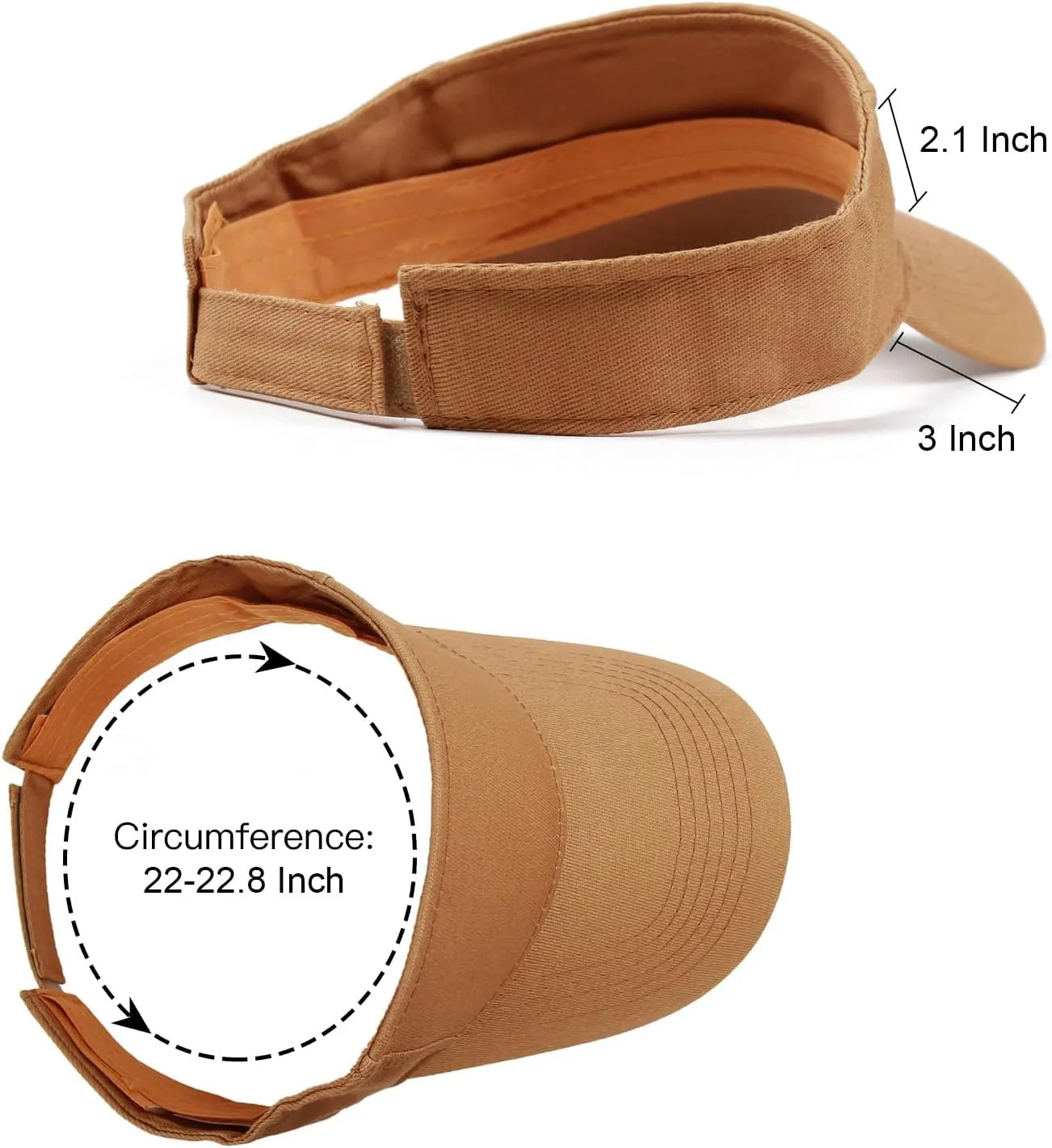 ANDICEQY Sport Sun Visor Hats Adjustable Empty Top Baseball Cap Cotton Ball Caps for Women and Men