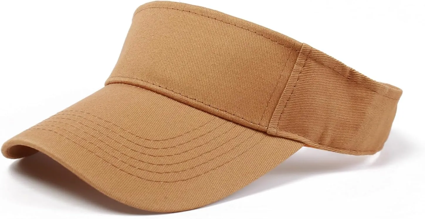 ANDICEQY Sport Sun Visor Hats Adjustable Empty Top Baseball Cap Cotton Ball Caps for Women and Men