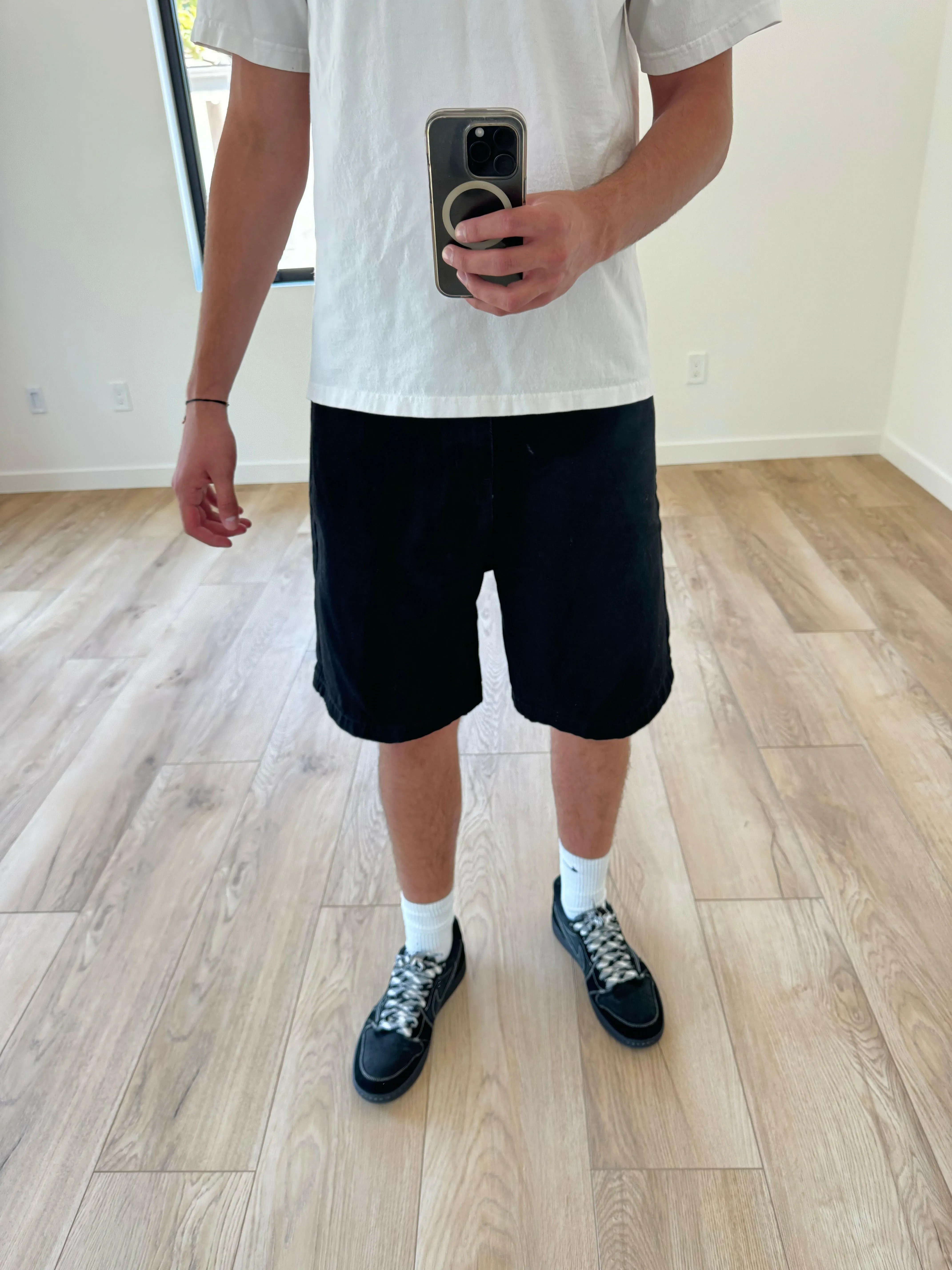 Black Baggy Jorts
