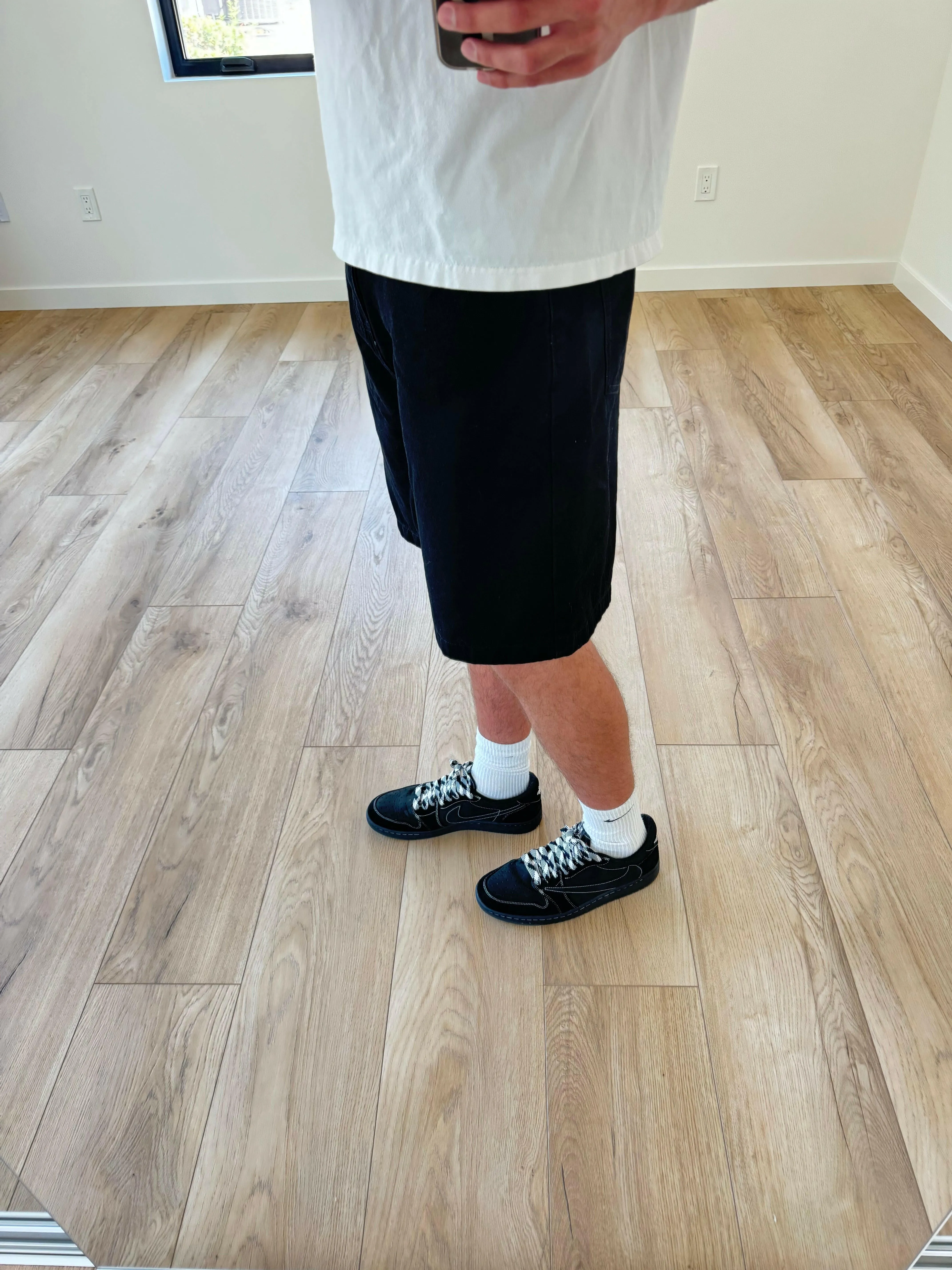 Black Baggy Jorts