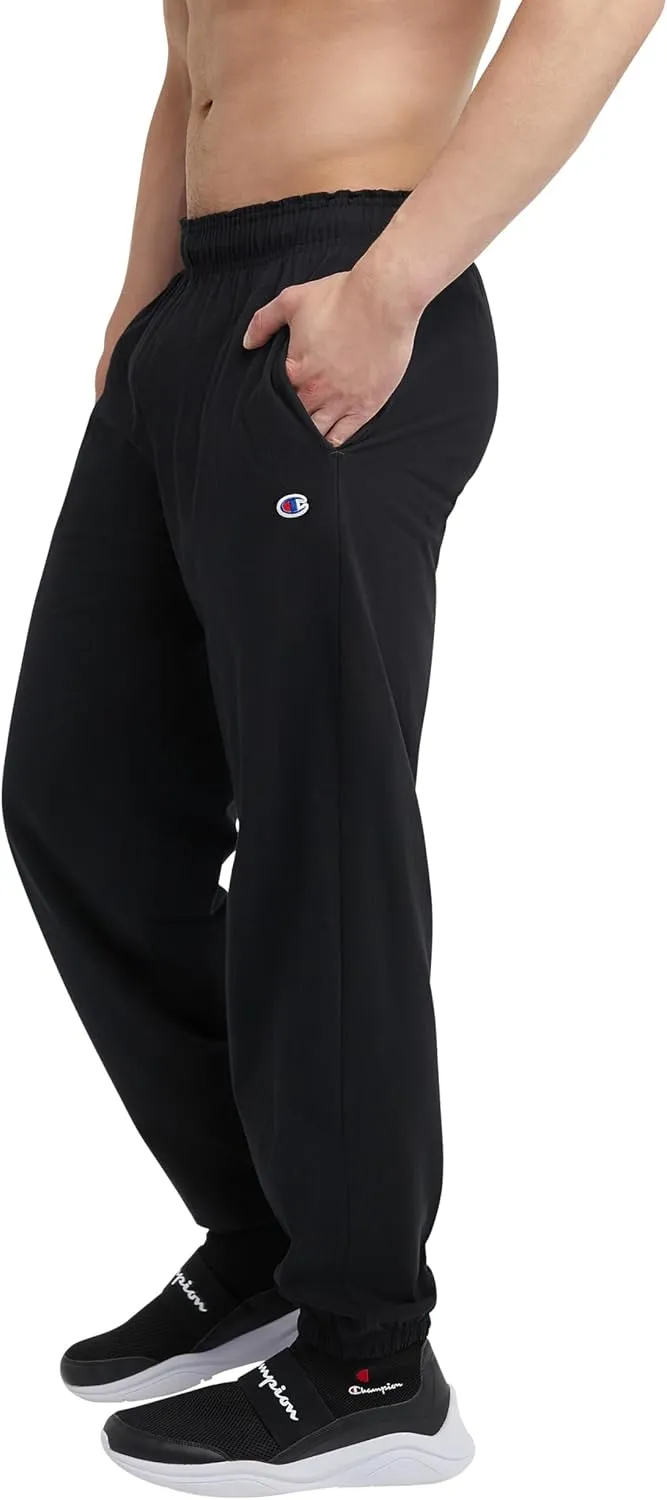 Champion Men's Pants, Everyday Cotton, Lightweight Lounge, Knit Pants for Men (Reg. Or Big & Tall)
