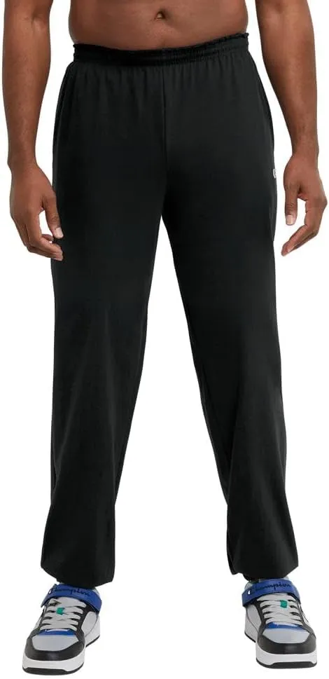 Champion Men's Pants, Everyday Cotton, Lightweight Lounge, Knit Pants for Men (Reg. Or Big & Tall)