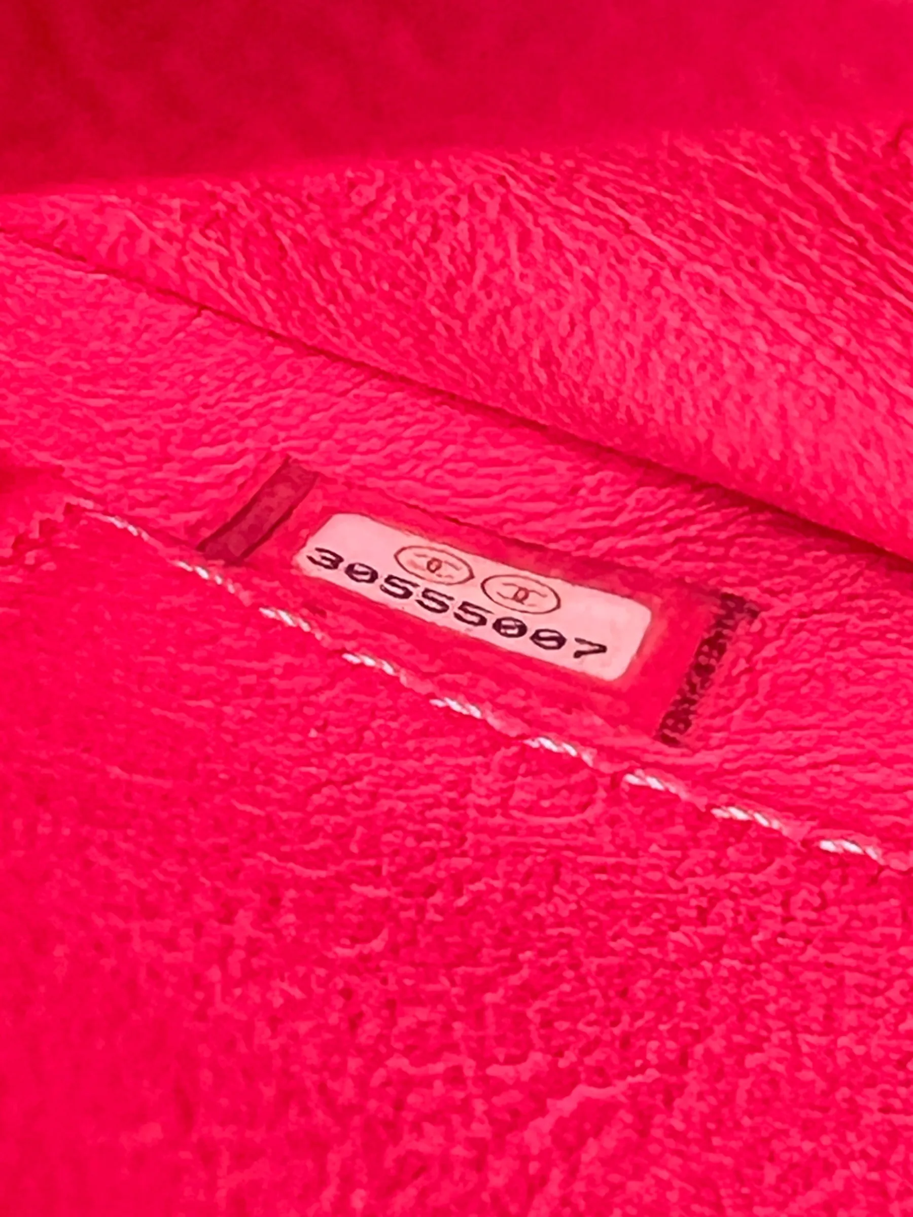 Chanel Pink Lambskin Leather Top Handle "Trendy"