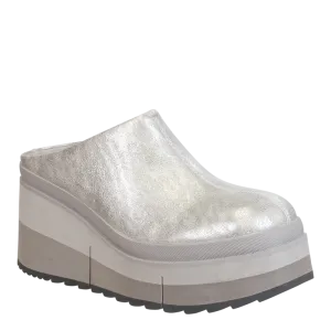 Coach Platform Slip-Ons • Silver