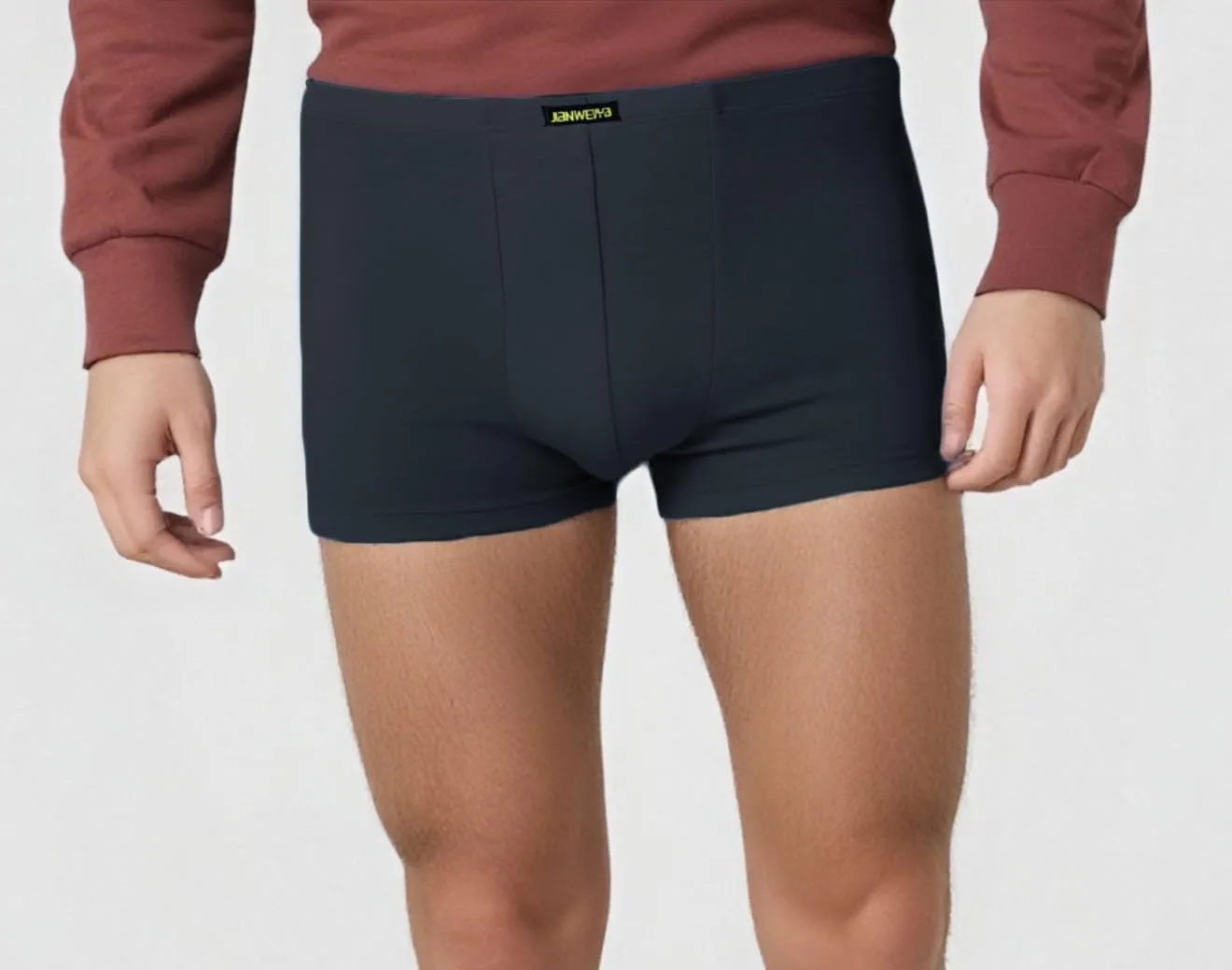 Cotton Men's Boxer Shorts Underwear,Plus Size Boxer Brief, Loose Fit Soft Stretchy Trunks 4 Pack,US L-5XL