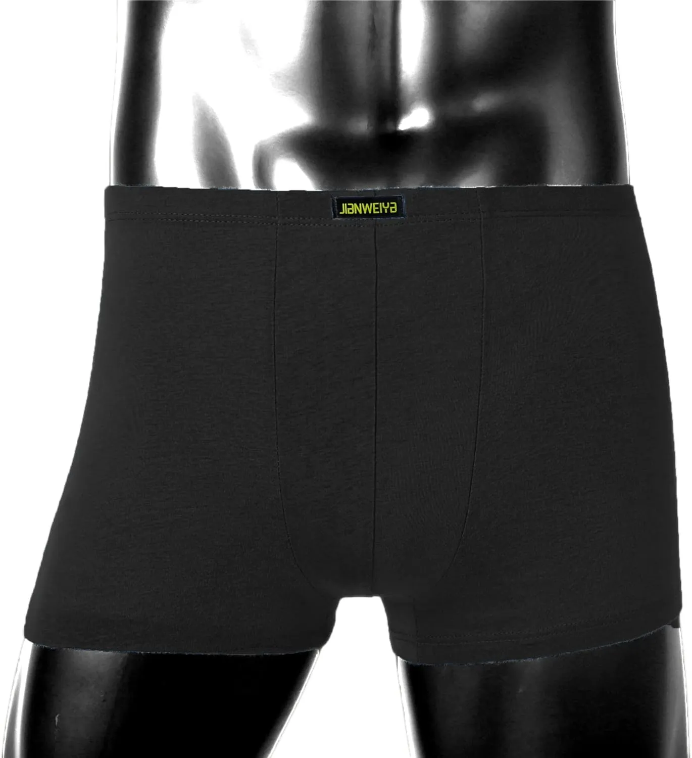 Cotton Men's Boxer Shorts Underwear,Plus Size Boxer Brief, Loose Fit Soft Stretchy Trunks 4 Pack,US L-5XL