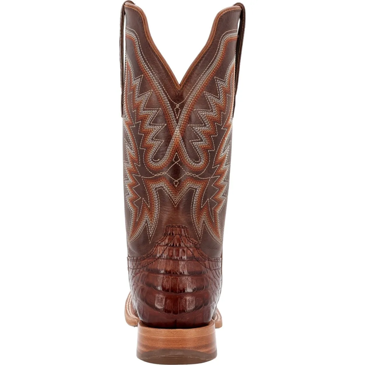 Durango PRCA Collection Caiman Belly Men's Western Boots Ddb0471 In Cognac And Cigar