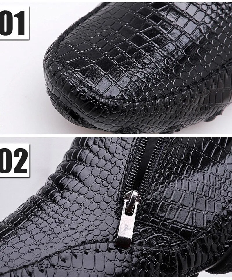 Hnzxzm Genuine Leather Shoes Men Chelsea Boots Autumn Early Winter Ankle Boots Casual Cow Leather Male Shoes Black Footwear A1265