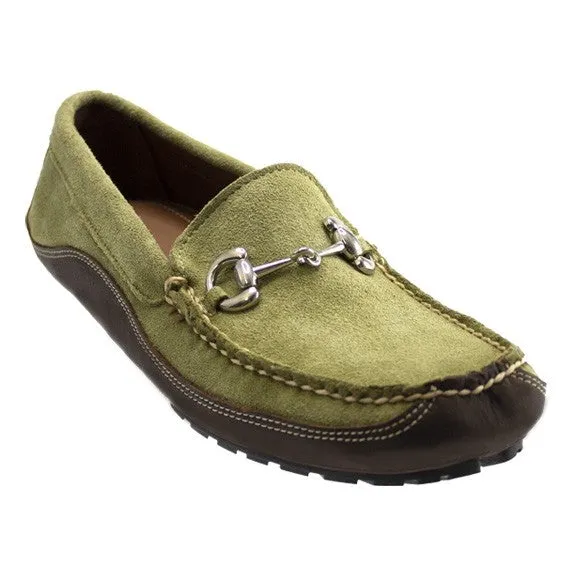 Kiawah Suede Bit Driver in Olive Martini by T.B. Phelps