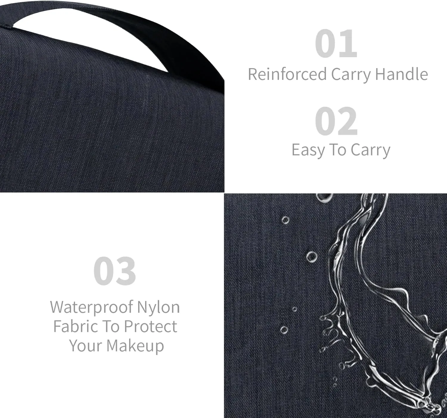 Large Capacity Toiletry Bag Travel Bag with Hanging Hook for Men and Women Waterproof Travel Cosmetic Bag Bathroom Bag,with TSA Approved Zippers Clear Travel Makeup Bag Carry-on