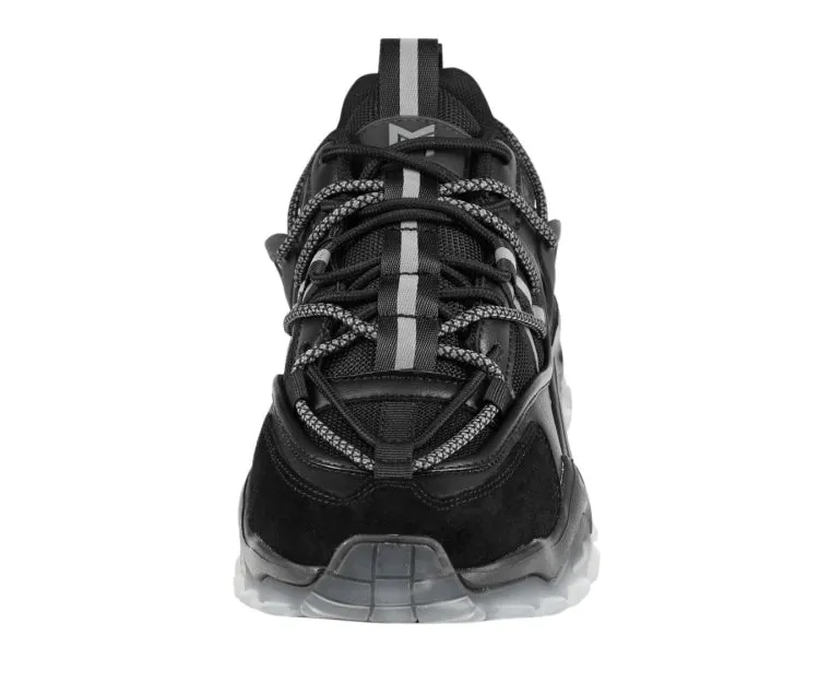 Mazino Logic Urban Vanguard Black Chunky Sneakers Men’s