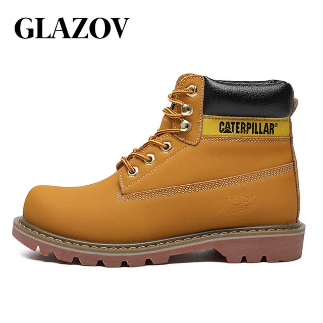 Men Shoes Casual Fashion High Boots For Man Brown