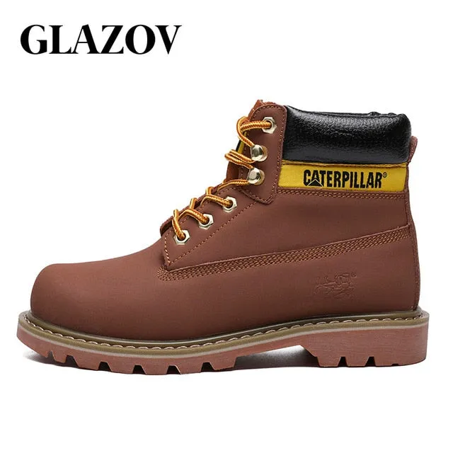 Men Shoes Casual Fashion High Boots For Man Brown
