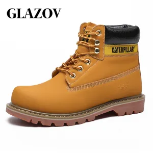 Men Shoes Casual Fashion High Boots For Man Brown