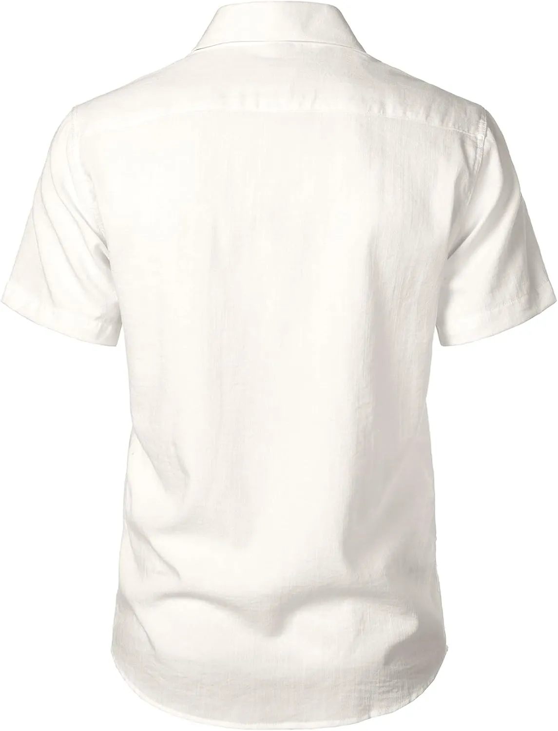 Men's Stretch Textured Short Sleeve Button Down Shirts Summer Casual Beach Wedding Vacation Shirt