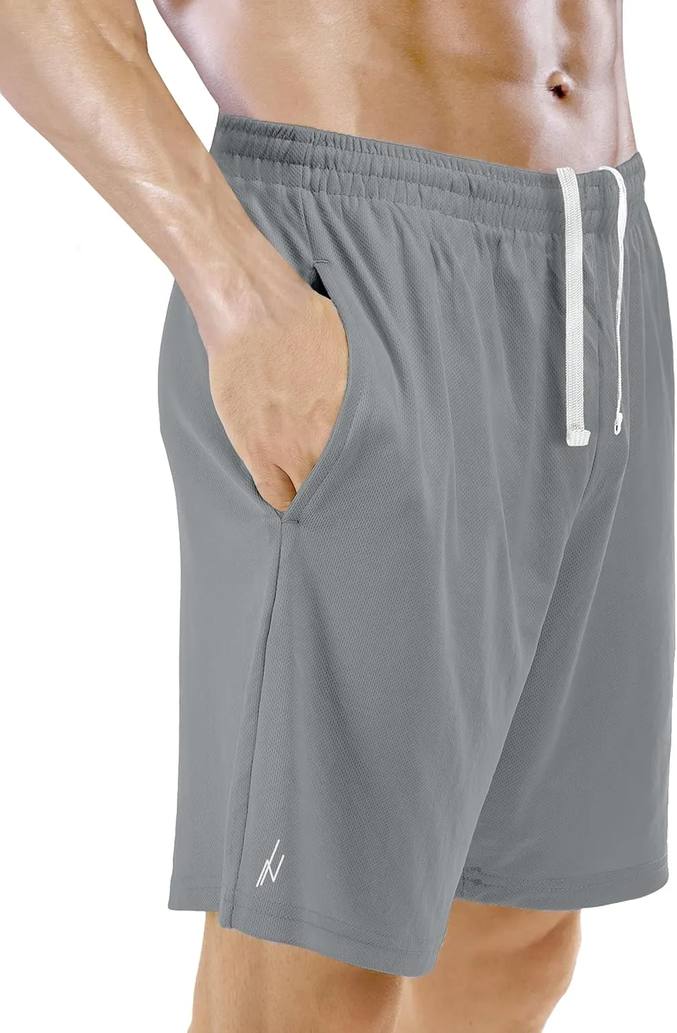 NY Threads 5 Pack Men's Athletic Shorts Quick Dry Loose-Fit Lightweight Running Workout Gym Shorts with Pockets