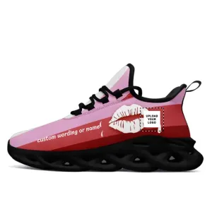 Personalized MS Shoes with Black and White Soles, Showcasing the Proud Lunar Flag Theme,Ideal for Flag Enthusiasts to Customize with Names and Images,MS2016-23023001