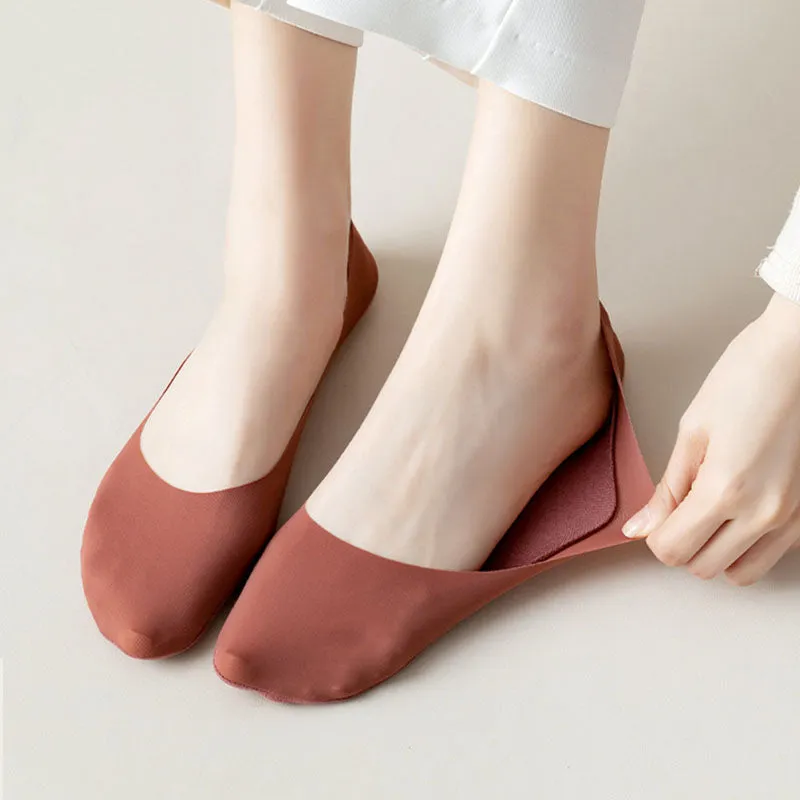 Plus Size Cool Fabric No Show Socks(8 Pairs)