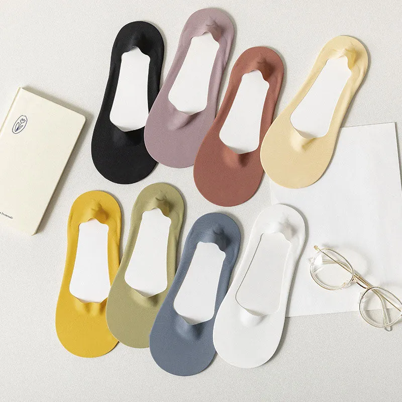 Plus Size Cool Fabric No Show Socks(8 Pairs)