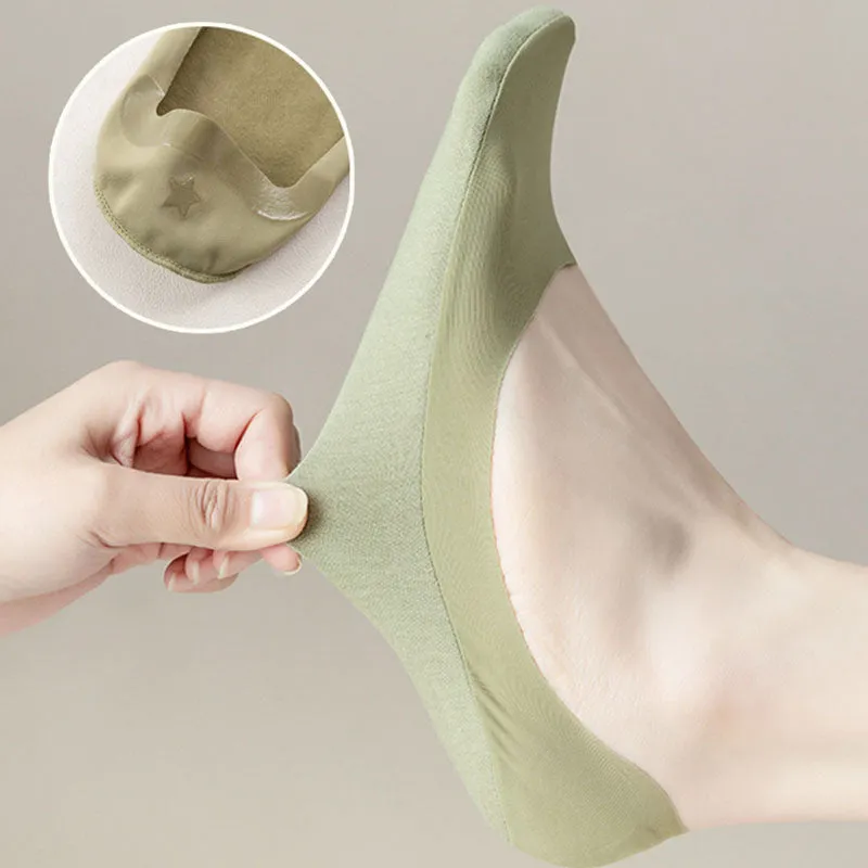 Plus Size Cool Fabric No Show Socks(8 Pairs)