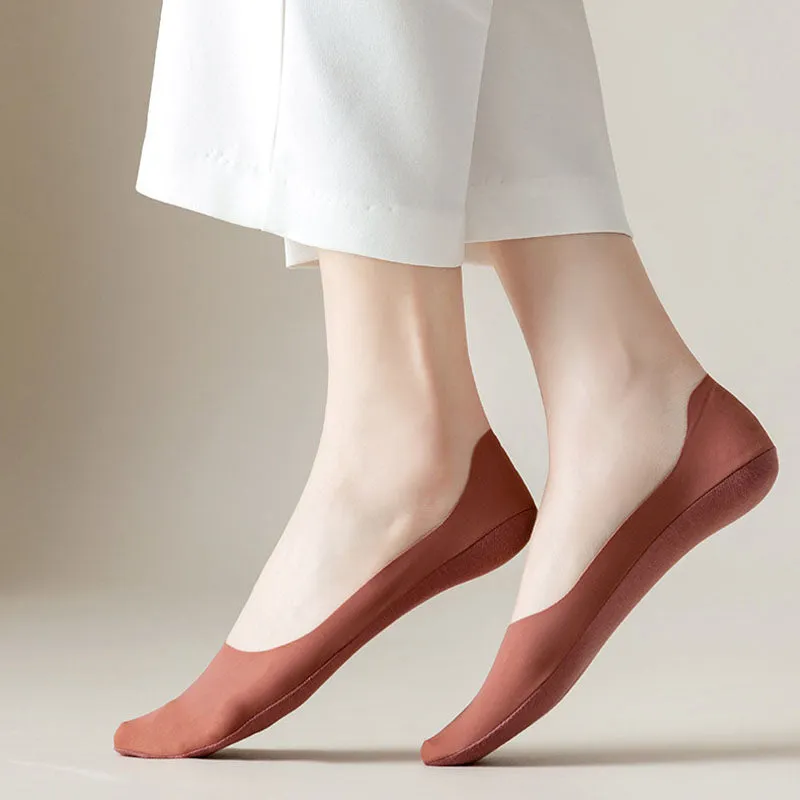 Plus Size Cool Fabric No Show Socks(8 Pairs)