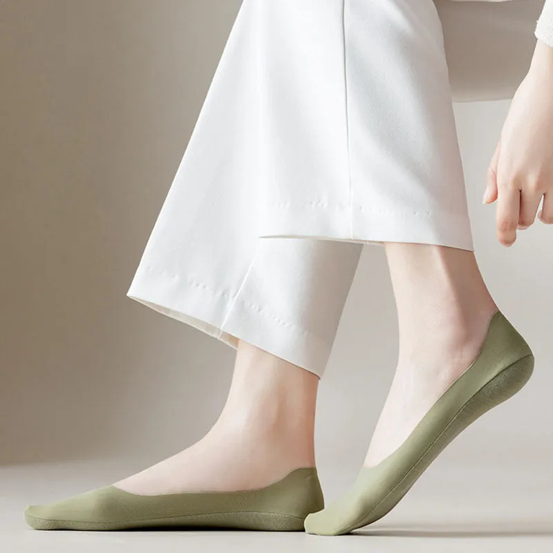Plus Size Cool Fabric No Show Socks(8 Pairs)