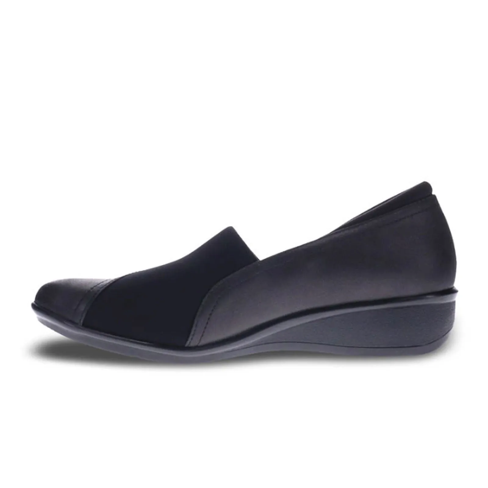 Revere Naples Stretch Loafer (Women) - Onyx