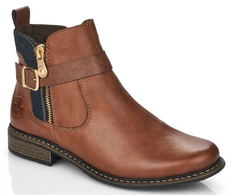 Rieker Z4959-22 Womens Leather Chelsea Boot