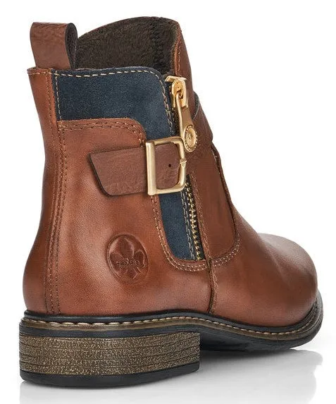 Rieker Z4959-22 Womens Leather Chelsea Boot
