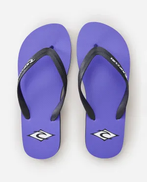 Rip Curl Men's Foamies Bloom Open Toe Flip Flops Lilac 1B6MOT-0108