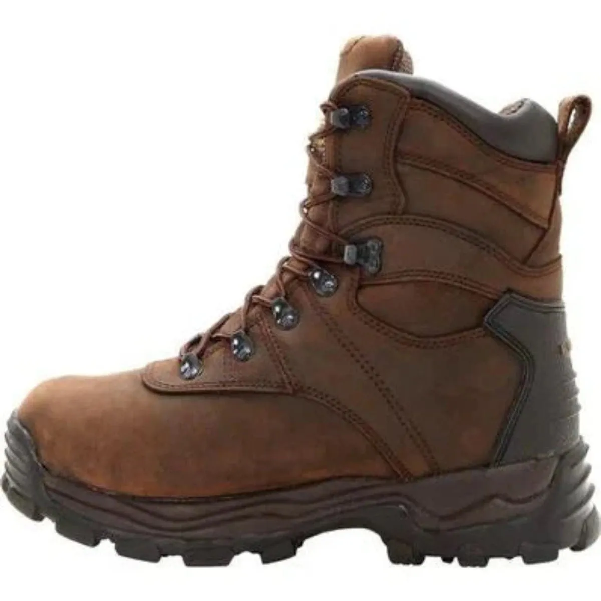 Rocky Sport Utility Men's Soft Toe Work Boots Fq0007480 In Dark Brown