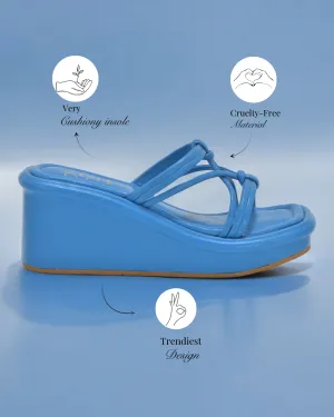 Royal Blue Spaghetti Platforms