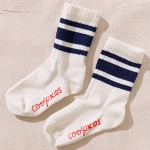 Scooter Tube Sock - White Navy