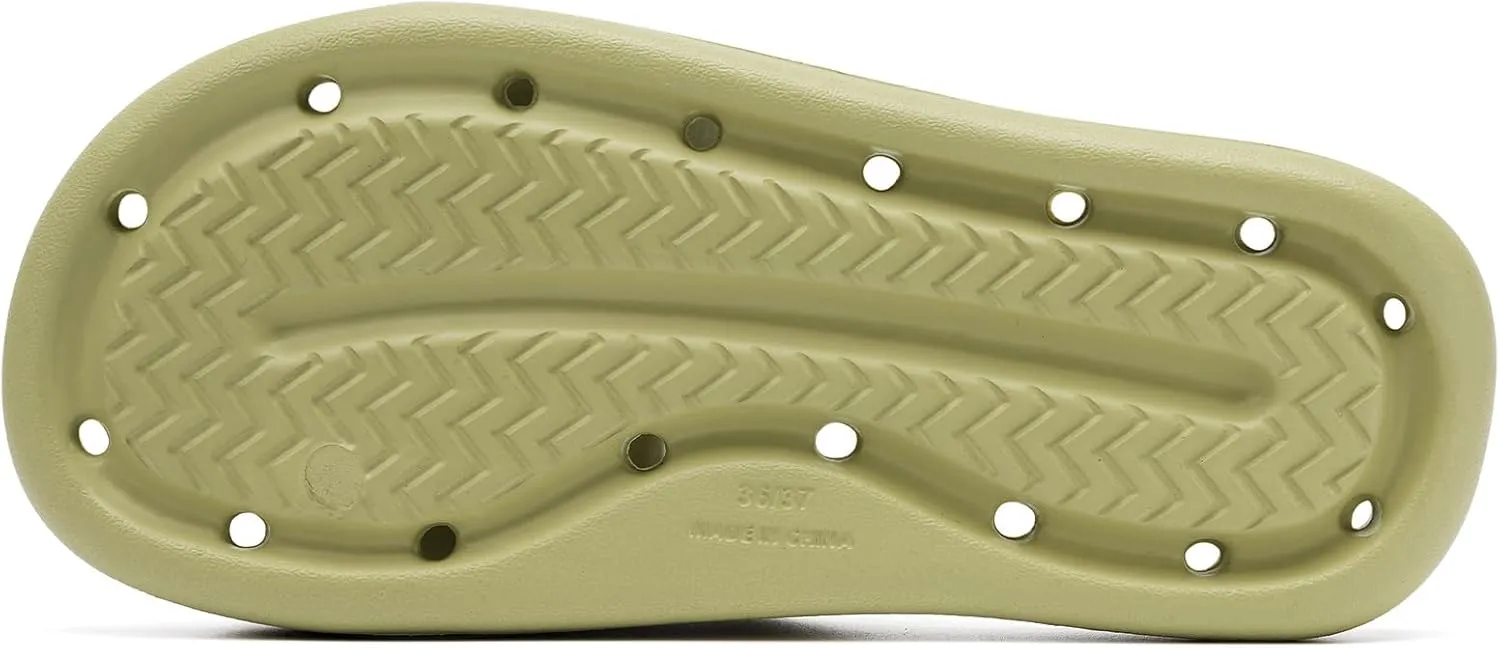 Shower Shoes for Women and Men Massage Slide Sandals Soft Cushioned Anti-Slip Pool Slides Comfort Quick Drying with Drain Holes Bathroom Slippers