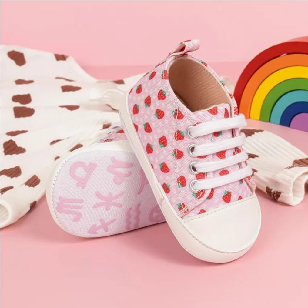 Strawberry Baby Shoes