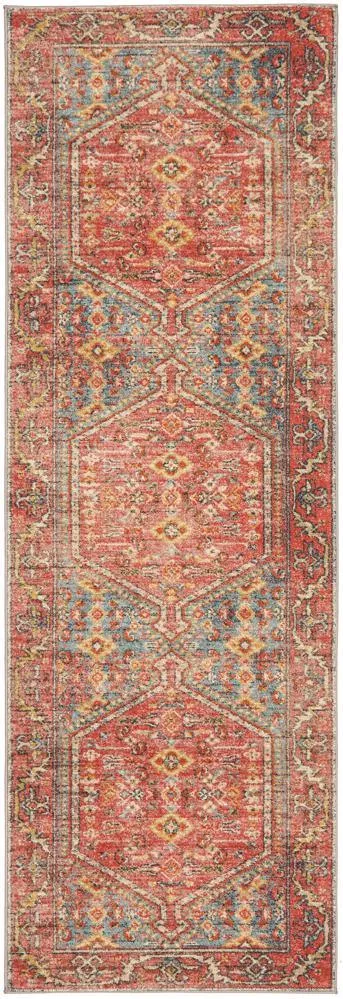 Tabriz Oriental Motif In Distressed Colors For A Trendy Vintage Vibe