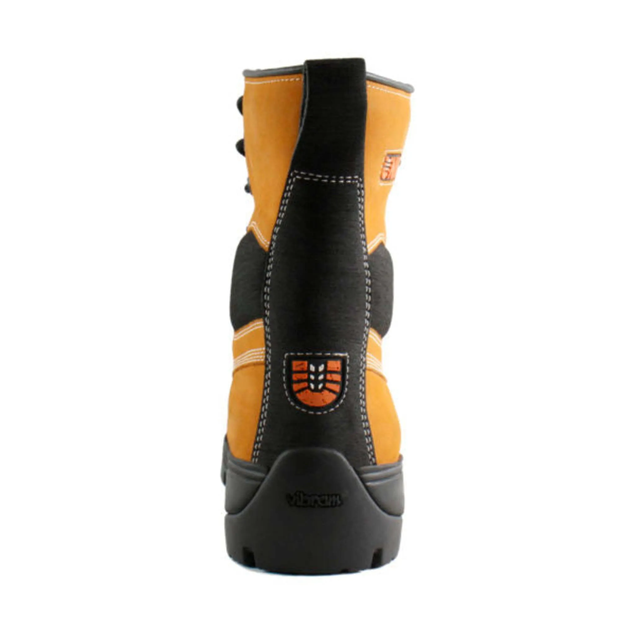 Unik Men's Safety Work Boots Contractor 8" Leather Ankle Lock System with Vibram® Fire & Ice Sole | Sizes 5-13