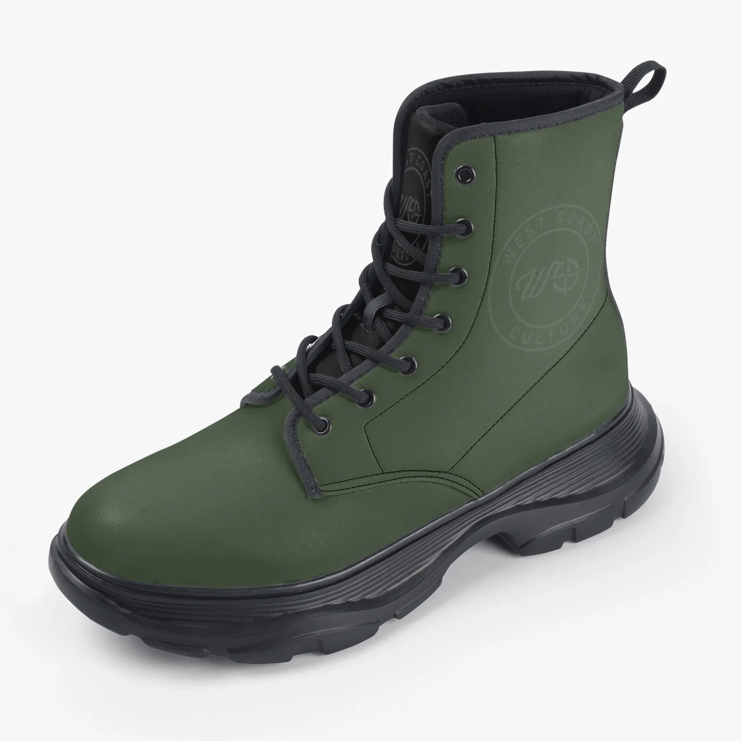 WCC Genuine Leather Stealth Boot (NW Green)