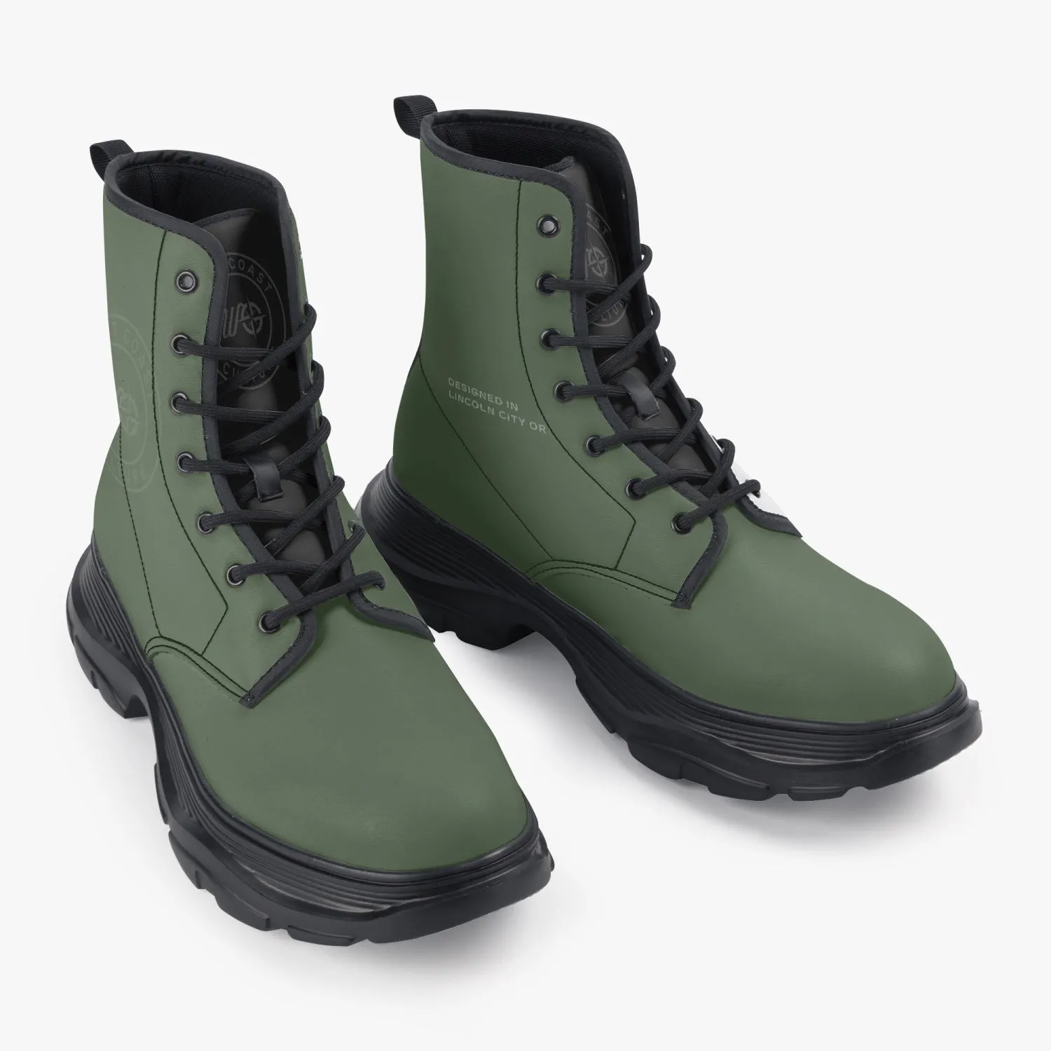 WCC Genuine Leather Stealth Boot (NW Green)
