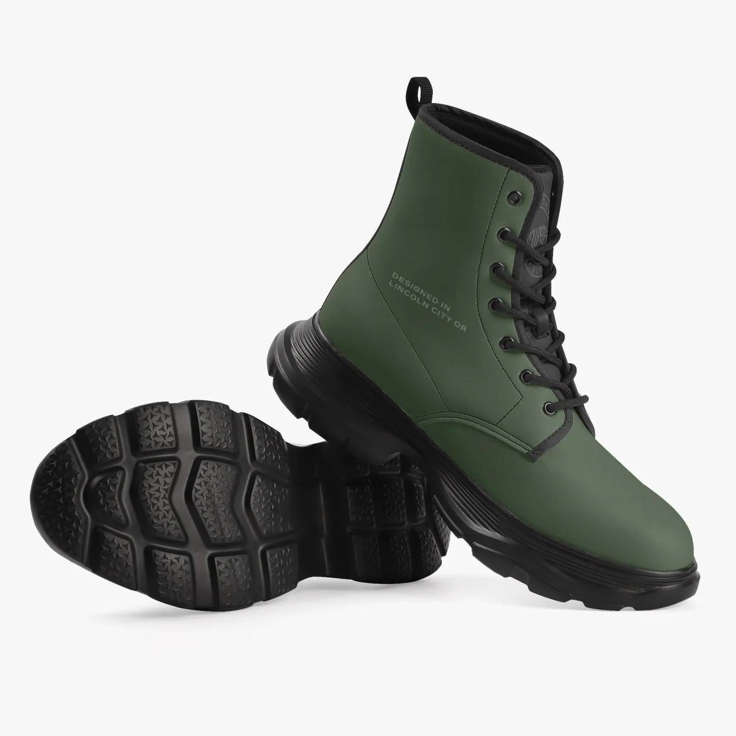 WCC Genuine Leather Stealth Boot (NW Green)