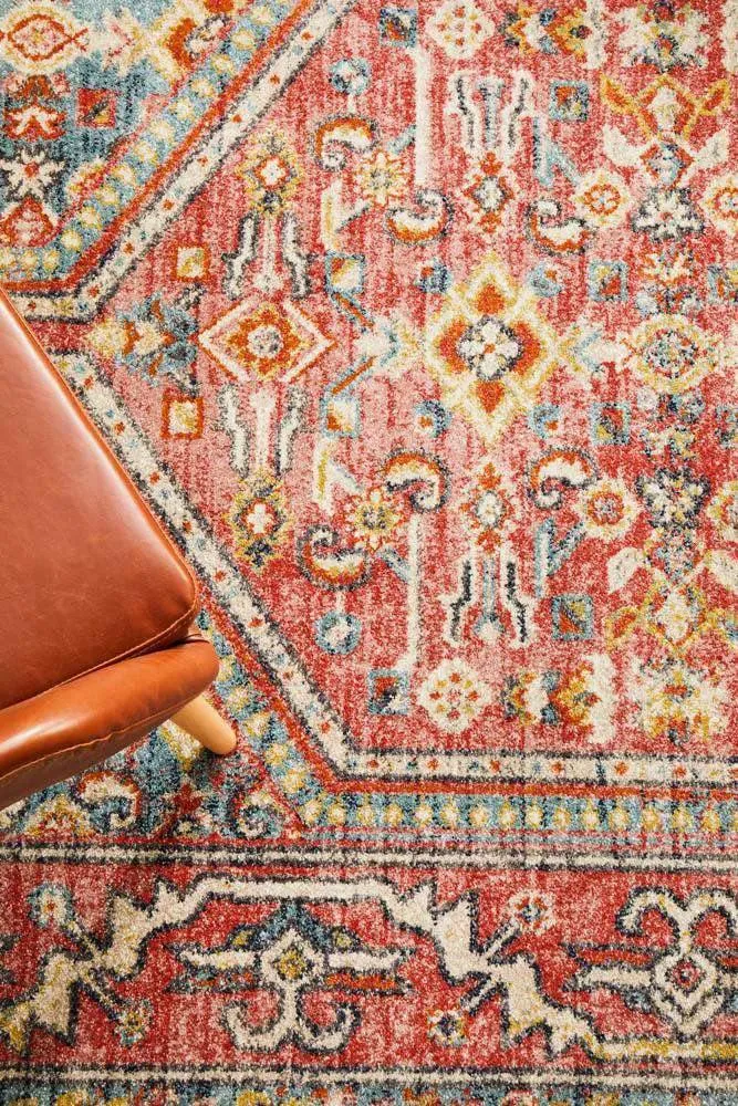Zora Red Tribal Rug