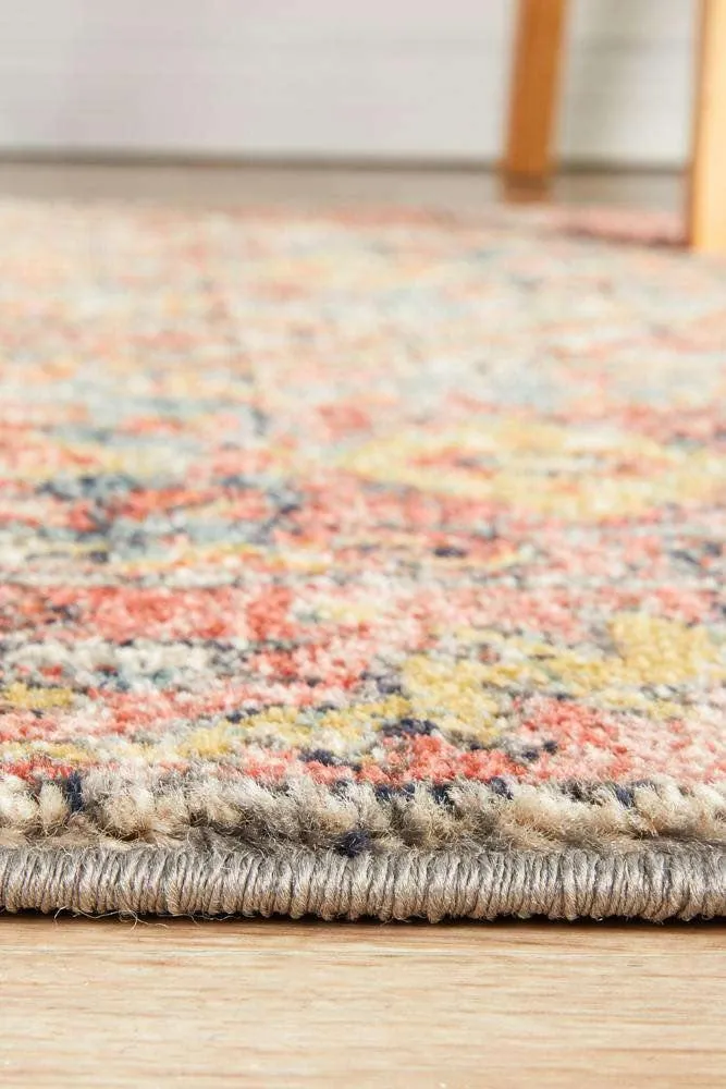 Zora Red Tribal Runner Rug