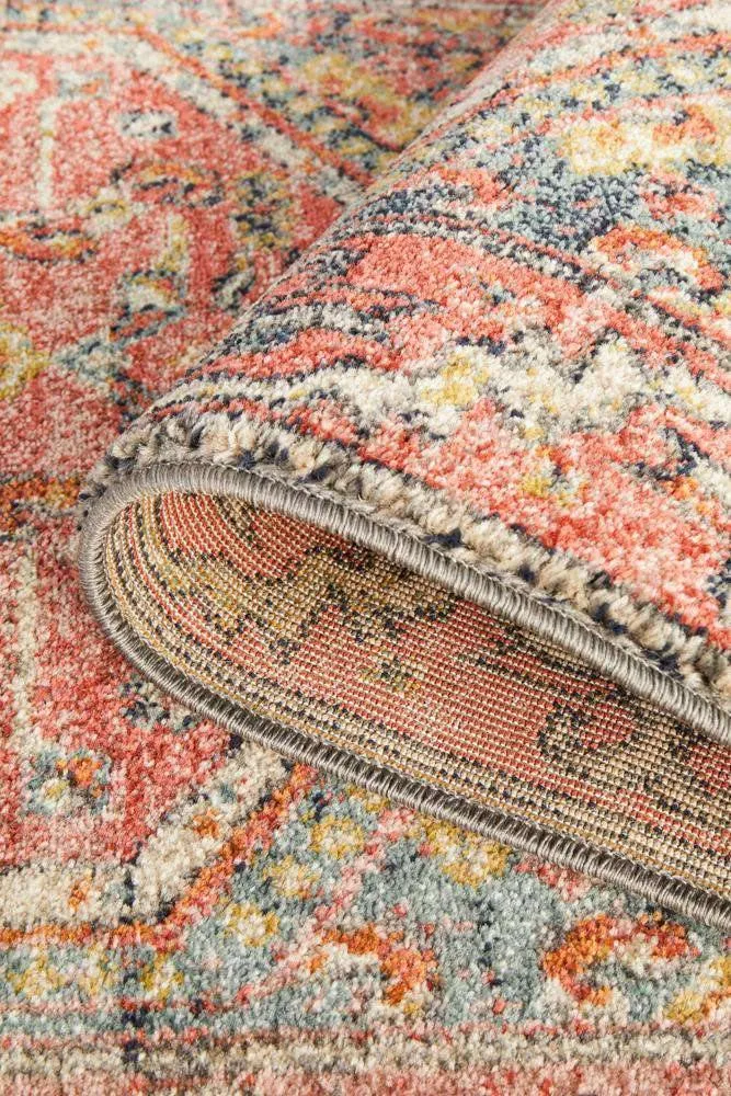 Zora Red Tribal Runner Rug